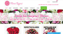 Desktop Screenshot of floresregias.com